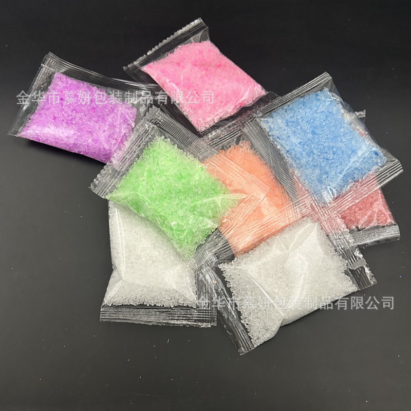 DIY Jumping Sand Elastic Ball Powder 10g Bagged Colorful Bouncing Sand Handmade Bouncing Ball Raw Materials Educational