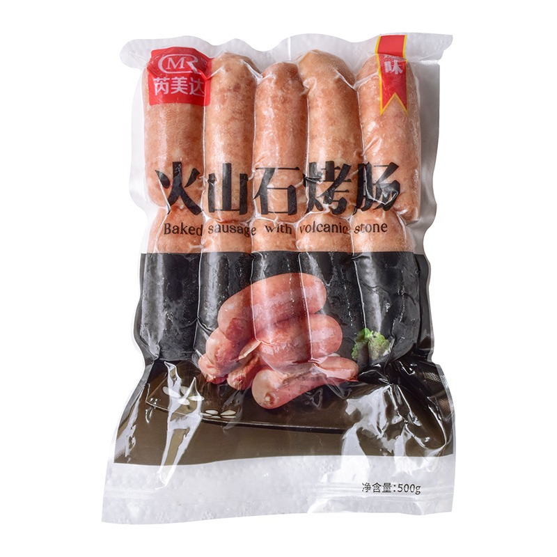 Romeida volcanic stone sausage 20 black pepper sausage authentic sausage original hot dog sausage table sausage food