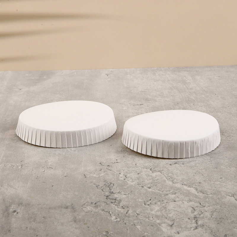 Whiteboard Disposable Cup Lid Hotel Hotel B&b Restaurant Manicure Tea House Disposable Paper Cup Lid