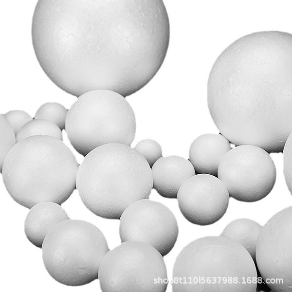 Factory direct supply of various specifications of solid foam ball ball DIY handmade EPS styrofoam ball embryo decoration
