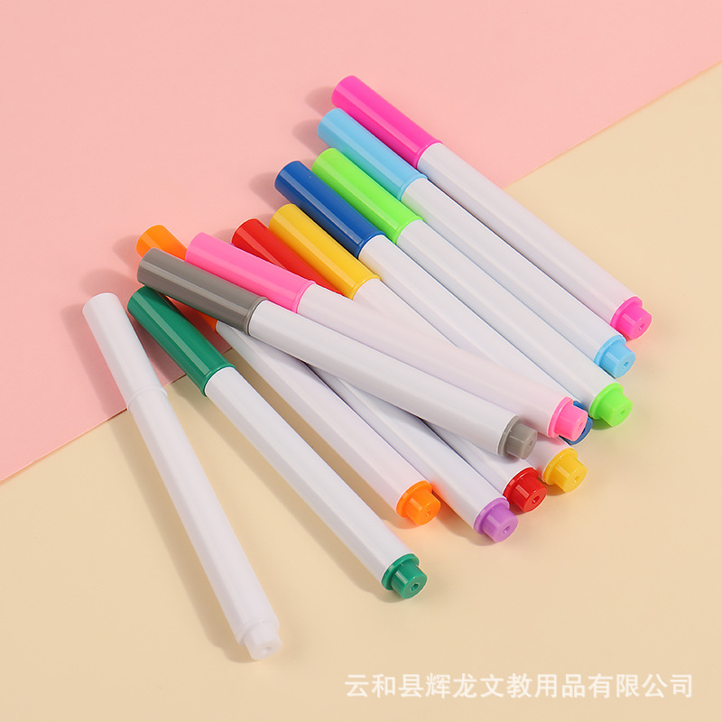Manufacturer Wholesale Erasable Liquid Chalk Colorful Mini Children's Graffiti Painting Acrylic Led Light Board Fluorescent Pen