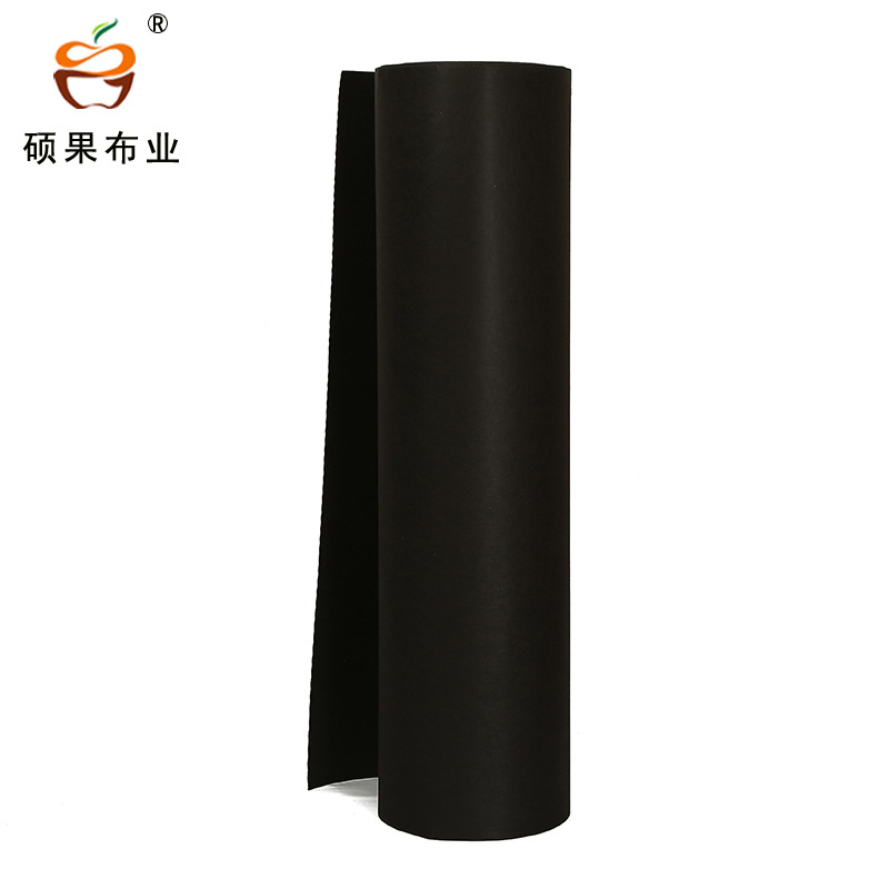 1Mm-3Mm Black Fruit Performance Clothing Non-Woven Fabric Creative Production Felt Thickeneded Halberd Velvet Mesh Non-Woven Fabric