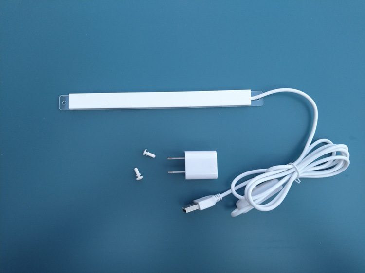 LED light bar accessories used on round filter box white light blue red light DIY fish tank acrylic lamp