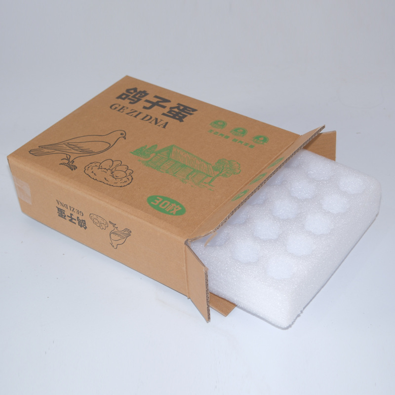Pearl Cotton Epe Egg Tray for 12 Goose Eggs, Pigeon Eggs, Quail Eggs, Egg Carton, Express Packaging Box, Wholesale and Dropshipping