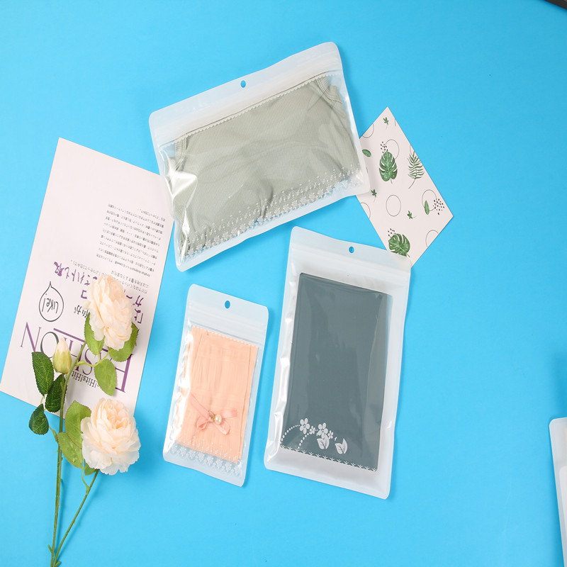 Socks Packing Bag Transparent Self-sealing Bag Silk Stockings Cotton Stockings Stockings Short Stockings Packing Bag Stockings Packing Bag