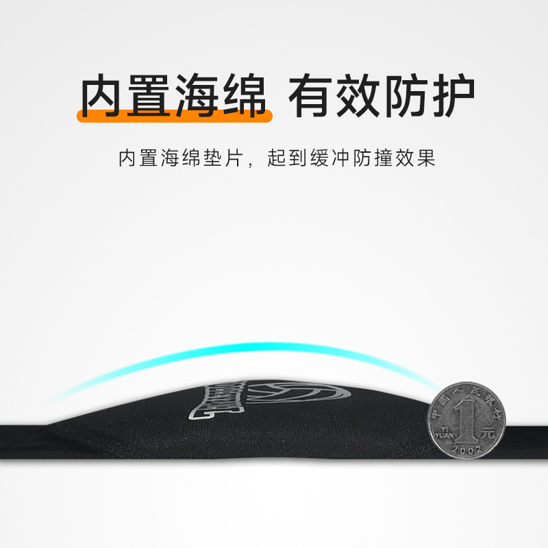 Sports arm guard volleyball women's examination training basketball anti-collision sponge pressurized breathable finger sports elbow guard