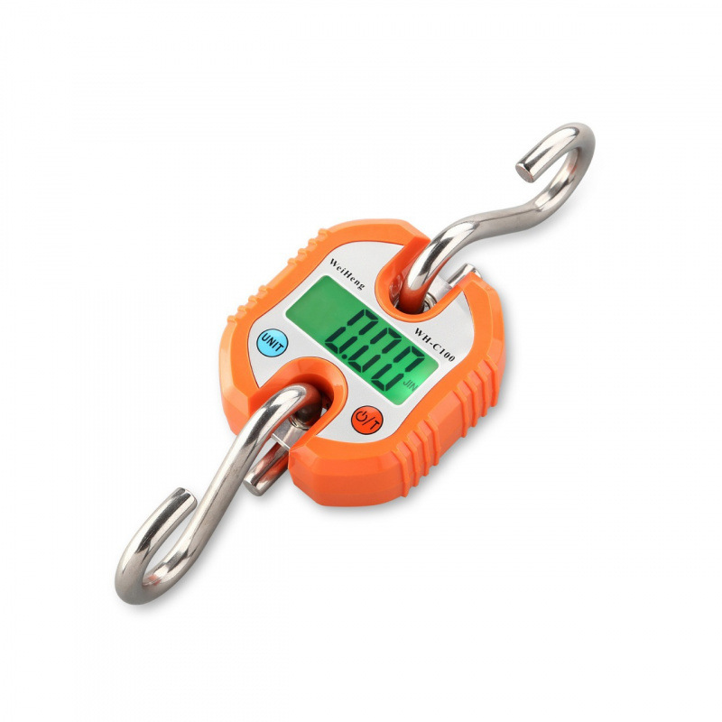 Wei Heng C100 Electronic Handheld Scale 150kg Portable Hanging Hook Luggage Electronic Scale Accurate Electronic Handheld Hanging Scale