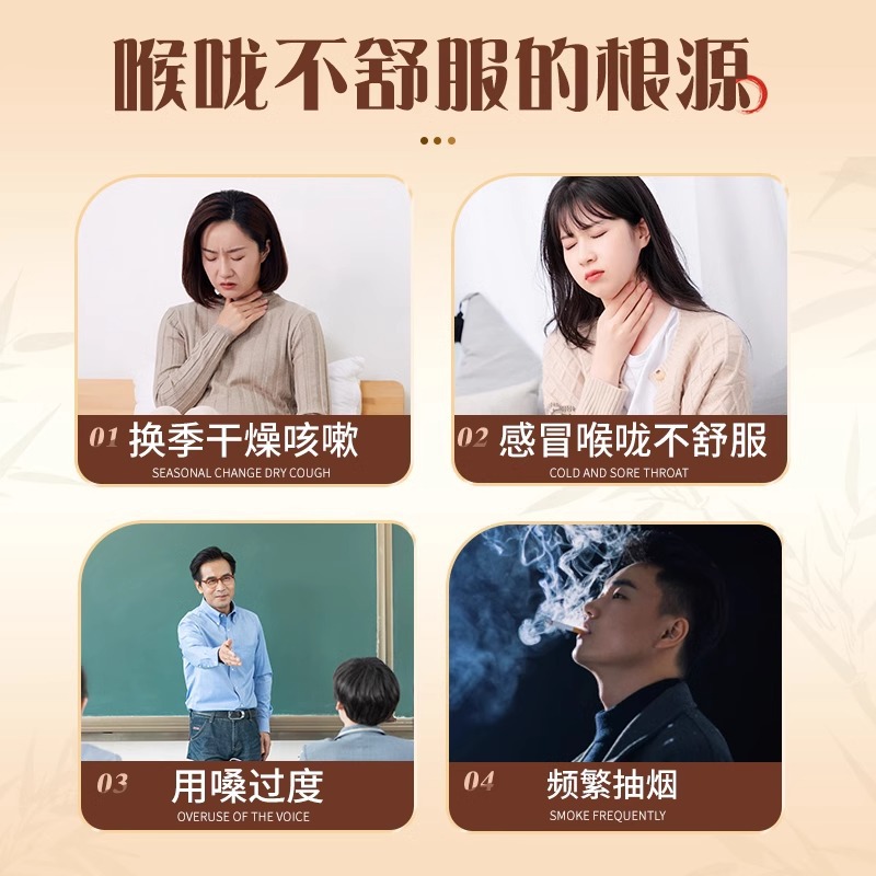 Throat Care Sugar Watermelon Momortia grosvenorii Chuanbei Loquat Grass Coral Fat Sea Throat Sugar Tablets Cool Mint Sugar