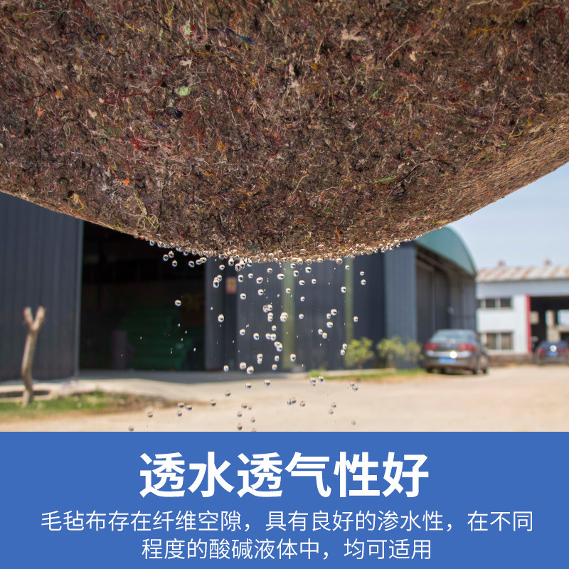 Thickened Greenhouse Insulation Cold-Proof Cotton Blanket Road Moisturizing Geotextile Accessories Packaging Wear-Resistant Engineering Cloth Wool M&