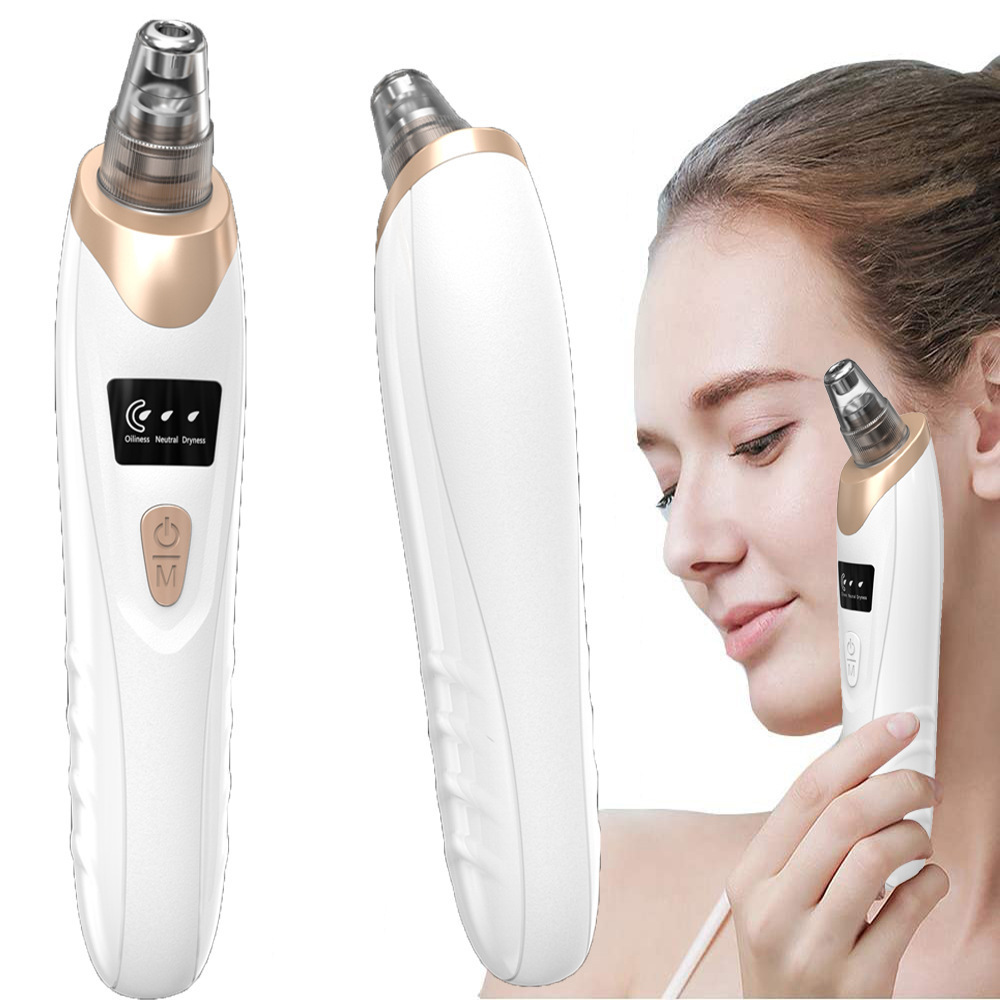 Blackhead suction instrument electric small bubble visualization pore cleaner acne facial blackhead removal instrument wholesale