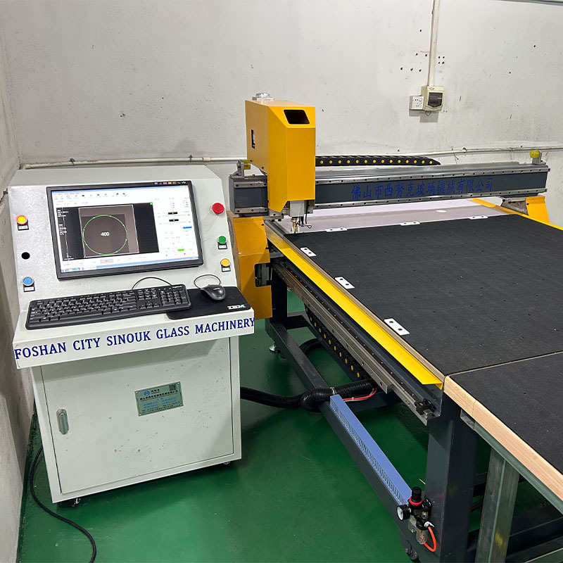 Customized automatic glass cutting machine multi-head special-shaped glass cutting machine small Anhui glass cutting machine