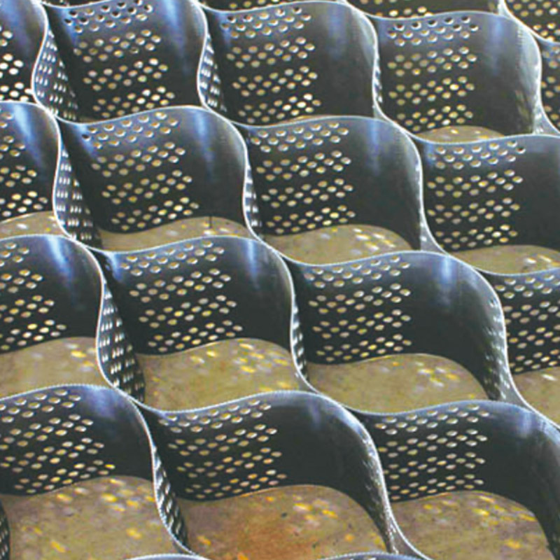 Honeycomb Geogrid Slope Protection Geogrid Chamber with Drainage Hole Grid Greening High Strength Geogrid for Slope Protection