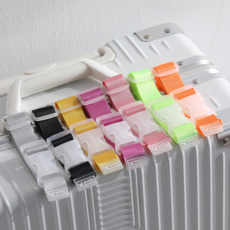 Cross-border Supply Travel Trolley Case Bag External Buckle Strap Portable Clip Strap Luggage Anti-lost Strap Travel