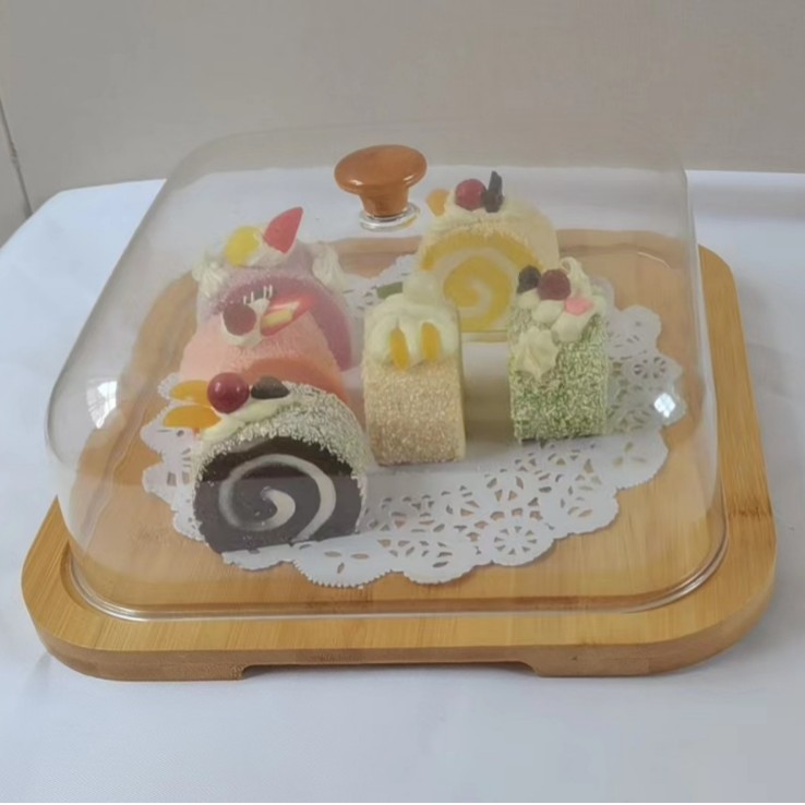 Витрина для кухни и ресторана с пластиковым покрытием из акрила для еды, квадратная, для коммерческого использования