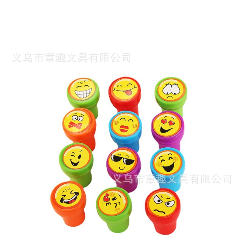 Детская милая печать с улыбающимся лицом, печать для детского сада