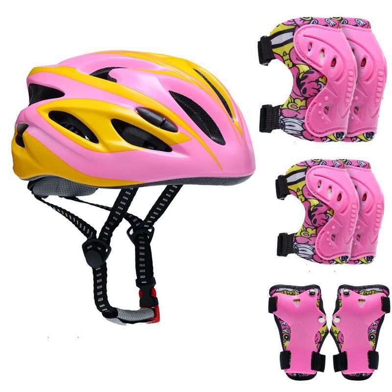 Thickened Children's Protective Gear Helmet Roller Skating Suit Men's and Women's Knee Pads Equipment Hip Protection