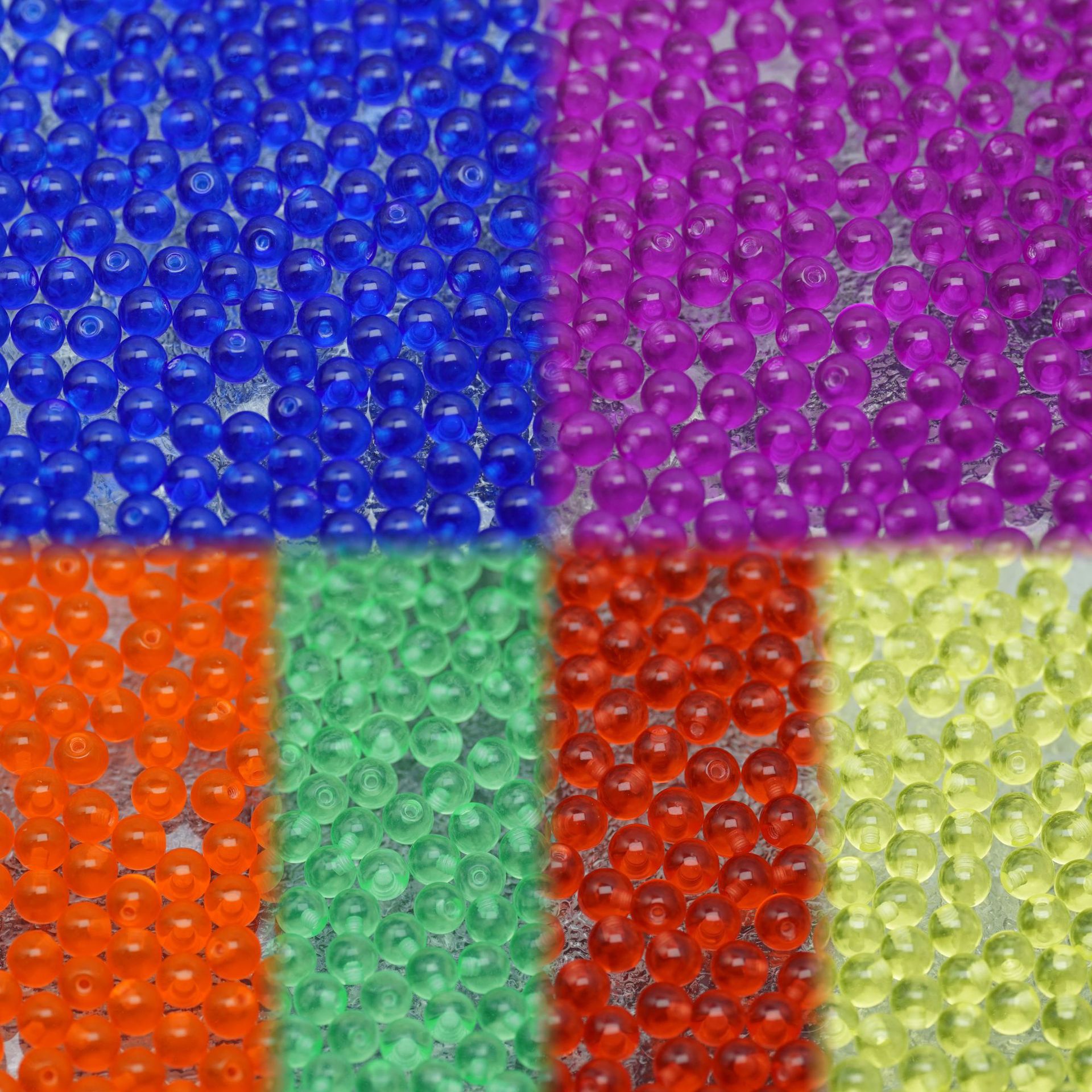 Transparent acrylic tongue nail replacement ball 6mm ball ear Bridge piercing jewelry diy accessories ball factory direct wholesale