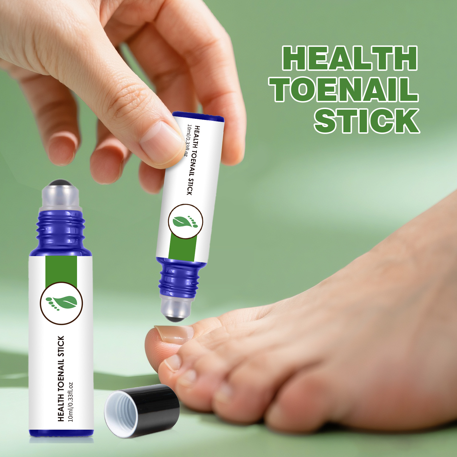 Cross-Border Unlabeled Nail Care Roller Ball Daily Cleaning, Softening, Moisturizing, Nail Repair, Onychomycosis and Nail Brightening Care Solution
