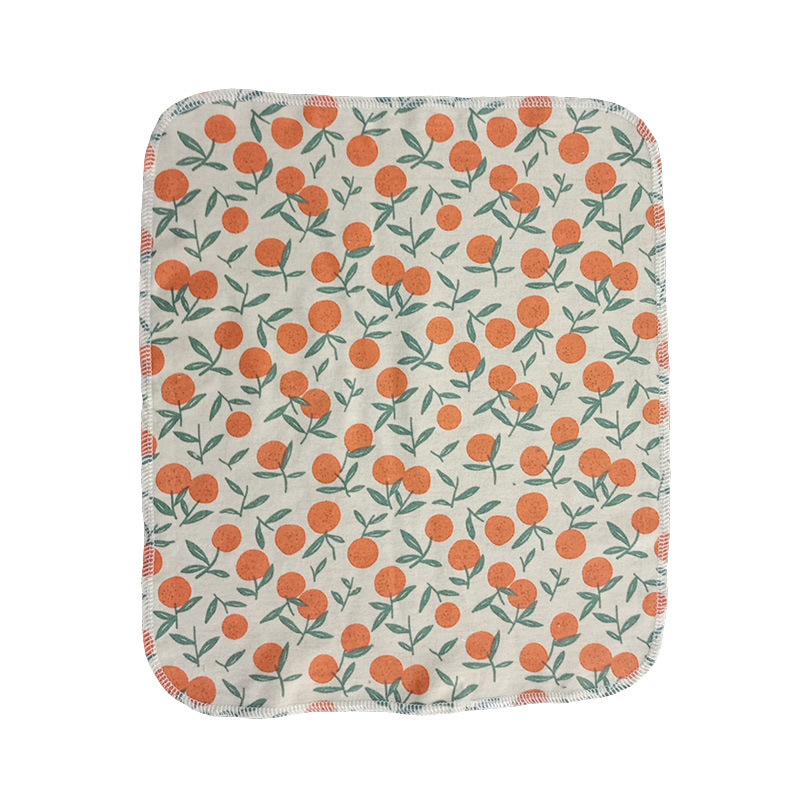 Flannel cotton reusable kitchen paper towel paperless towel scouring pad unpaper towels