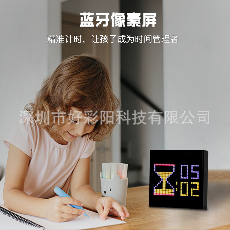 New LED pixel screen Bluetooth Pixel screen DIY holiday gift table photo frame wall pendant atmosphere pixel screen