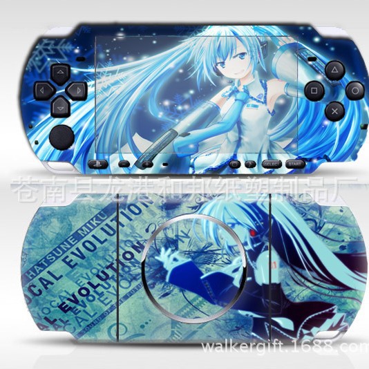 psp3000 stickers seamless film game body stickers colorful stickers in stock color film sticker vi