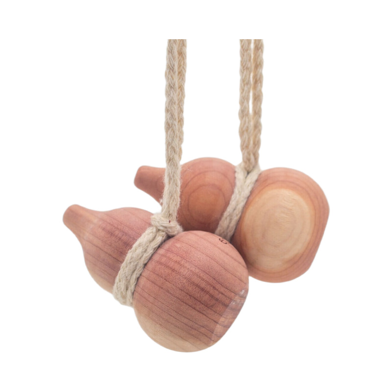 Factory Direct Supply of North American Cedar Gourd Wardrobe Anti-Corrosion and Insect-Proof Red Cedar Gourd Ornaments and Pendants