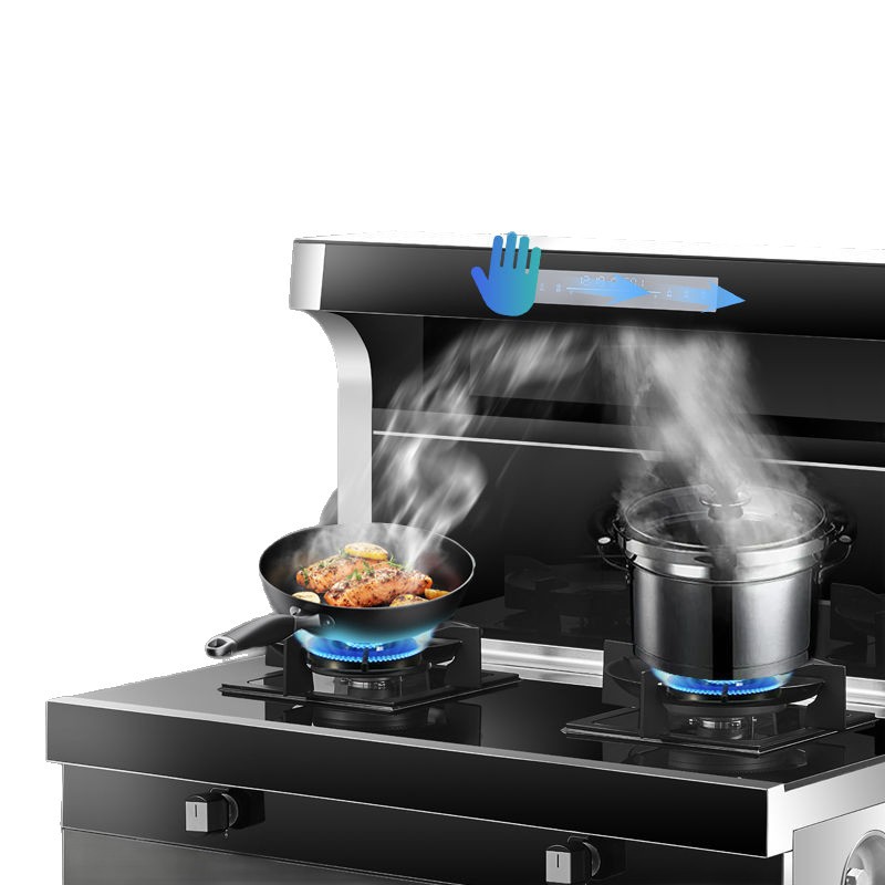 Xianke Integrated Stove Household Range Hood Fully Automatic Cleaning Multi-Function Variable Frequency Gas Steaming and Baking All-In-One Stove