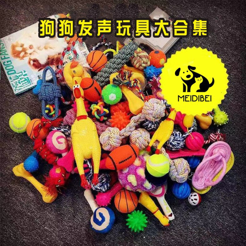 Pet Toys Vinyl Bite Resistant Simulation Voice Dog Toys Small Dog Molar Teeth Cleaning Training Supplies Wholesale