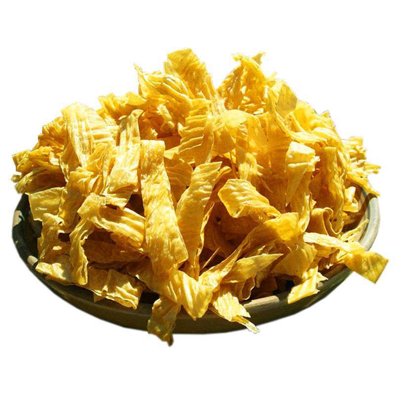 Dried bean skin salt-free oil bean skin bean curd skin instant farm dry goods commercial salad bean flower wide bean silk