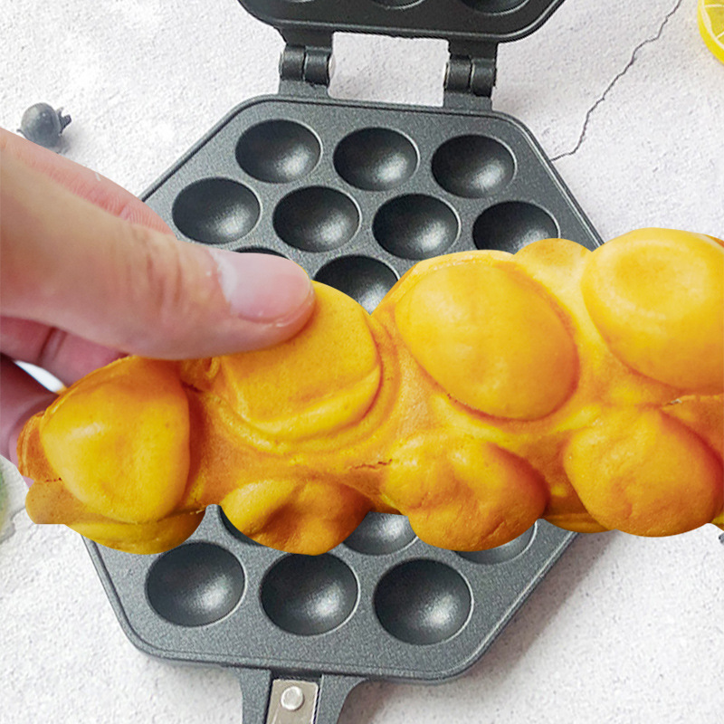 Коммерческая сковорода для вафель из яиц в гонконгском стиле, антипригарная форма для выпечки