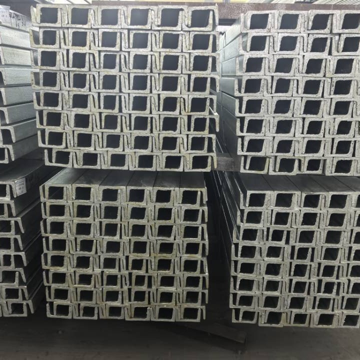 Shandong In-Stock C-Shaped and U-Shaped Steel Structure Curtain Wall Construction Project Hot-Dip Galvanized and Cold-Dip Galvanized Channel Steel Galvanized Channel