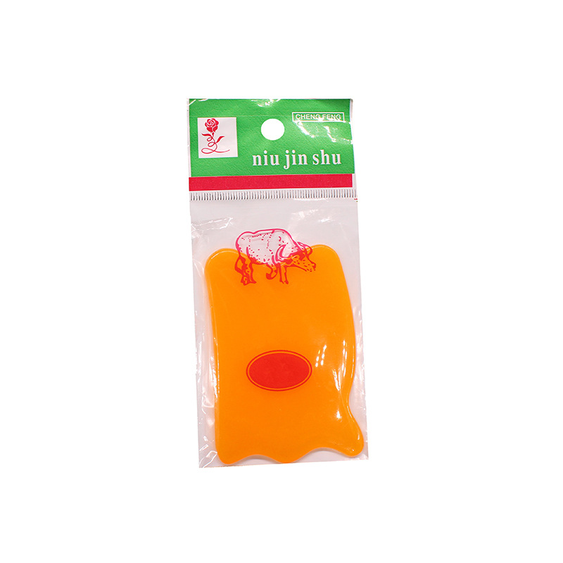 Wholesale Resin Plastic Massage Scraping Board Square Scraping Piece for Face, Neck and Back Physiotherapy and Beauty Scraping Board