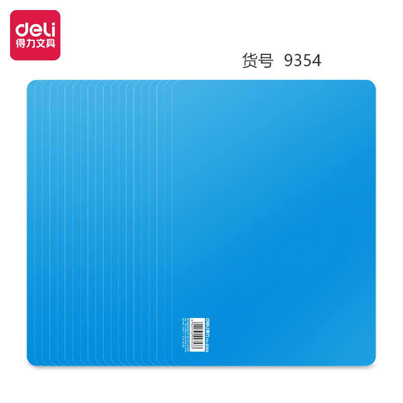 Deli pad wholesale 9352 copy board student writing pad hard board clip exam writing drawing desktop cushion