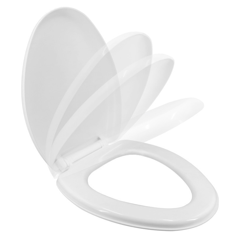 Toilet Seat Household Universal Quick-Installation Thickeneded Slow-Down Toilet Seat Old-Fashioned Uvo Toilet Seat Toilet Cover Accessories