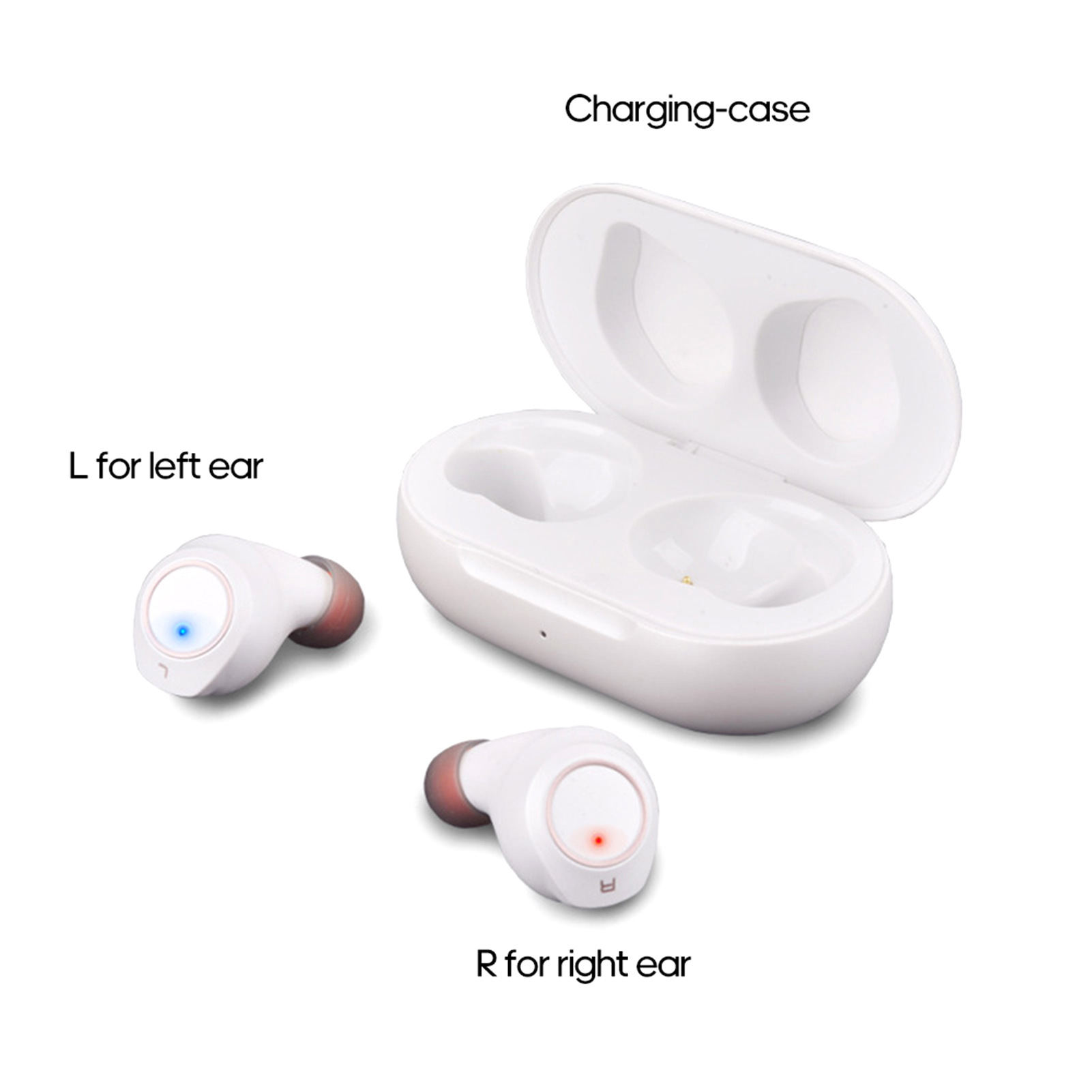 New Bluetooth appearance hearing aid for the elderly magnetic charging treasure sound amplifier fingerprint touch sound collector wholesale