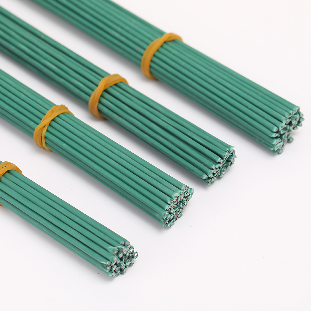 Source Manufacturer Simulated Flower Pole Wholesale DIY Handmade Floral Wire No. 2 Flower Pole Green Flower Pole Simulated Fake Flower Wire