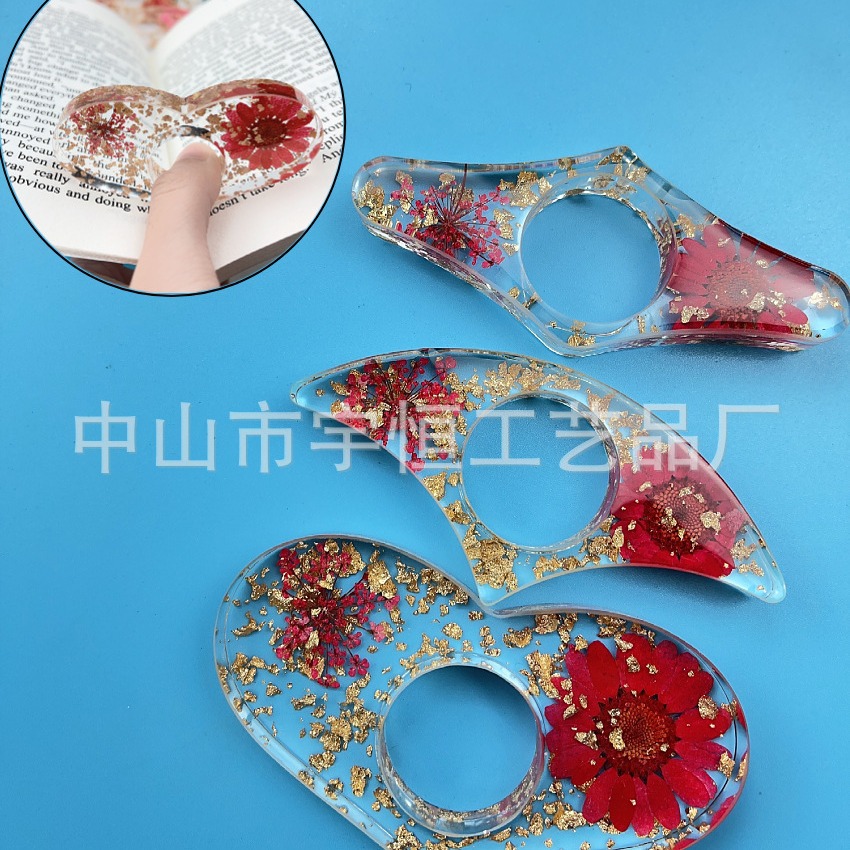 Dried Flower Book Press Creative Dropping Glue Reading Aids Real Flower Resin Crafts Dropping Glue Gift Jewelry