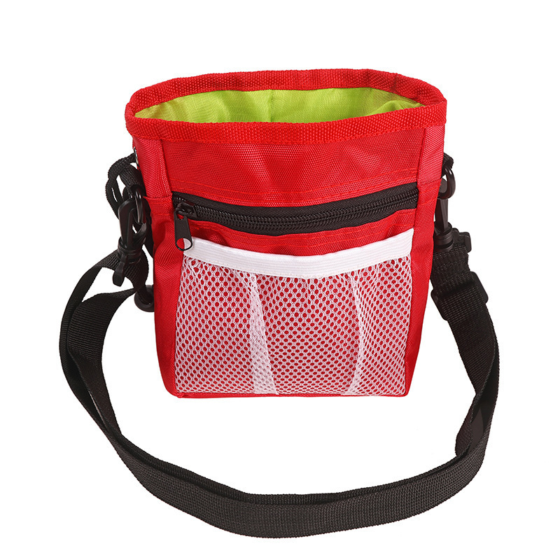 Pet cat training bag snack bag outdoor feeding waist bag portable foldable dog supplies manufacturers wholesale
