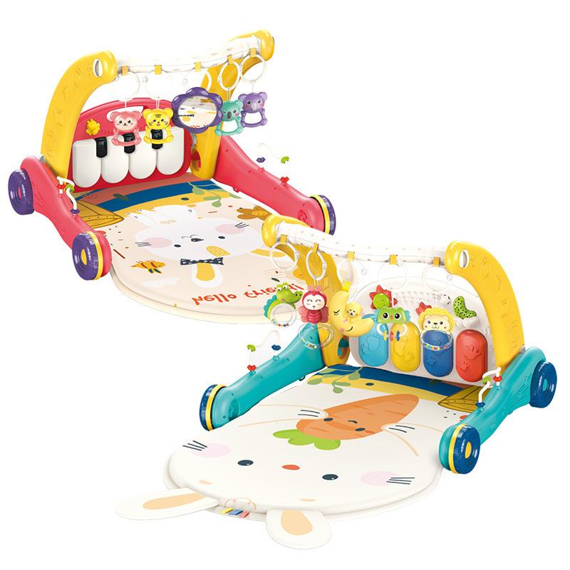 Baby toy pedal Walker two-in-one fitness rack multi-function toddler stroller 0-6-12 months wholesale