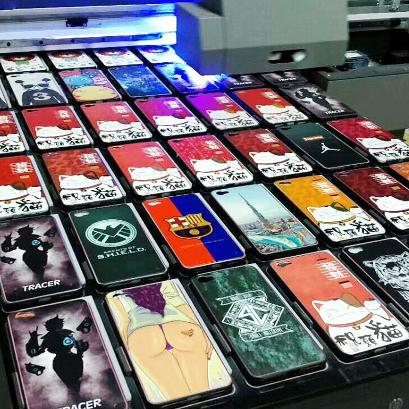 LH-1225 УФ плоский принтер для 3D рельефных чехлов для мобильных телефонов