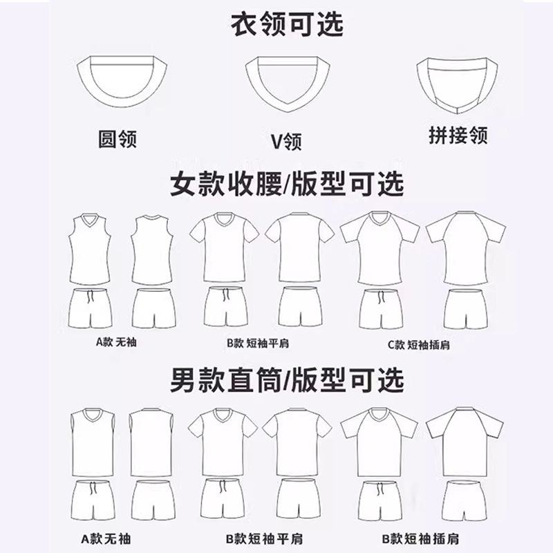 2024 New Model Air Volleyball Suit for Male and Female College Students, Professional Competition Training Sports Team Full-Body Jersey