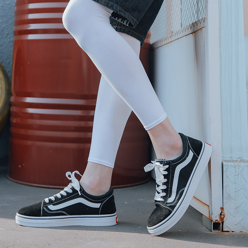 Skin Color Invisible Sunscreen Leg Covers, Ice Silk Cool Feeling Military Training Artifact, Anti-Uv Calf Socks, Light and Breathable Leg Protection