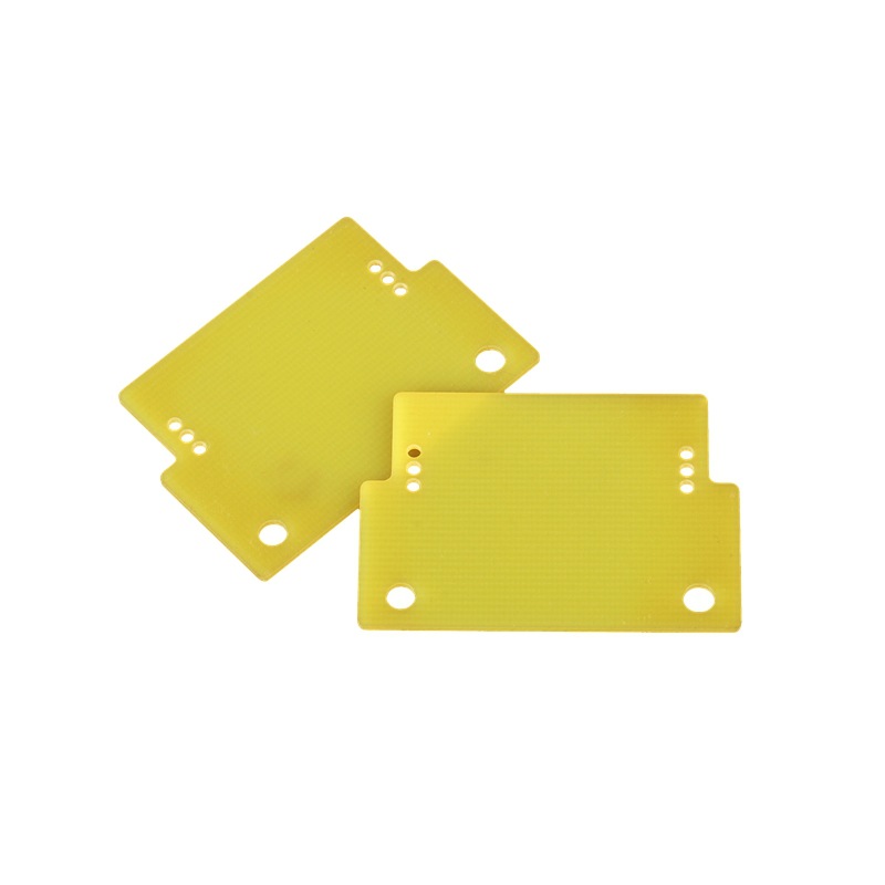 High Temperature Resistant Yellow Epoxy Board Carving Parts Special-Shaped Processing Parts Flame Retardant Resin Board Insulation Board Drilling Pad