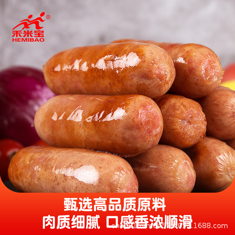 authentic sausage volcanic stone sausage pure meat sausage commercial original black pepper flavor source head manufacturers hot dog sausage crispy sausage