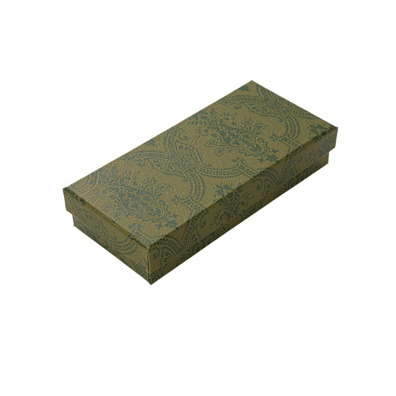 Manufacturer in stock classical printing multi-color watch box lid storage box rectangular square watch box