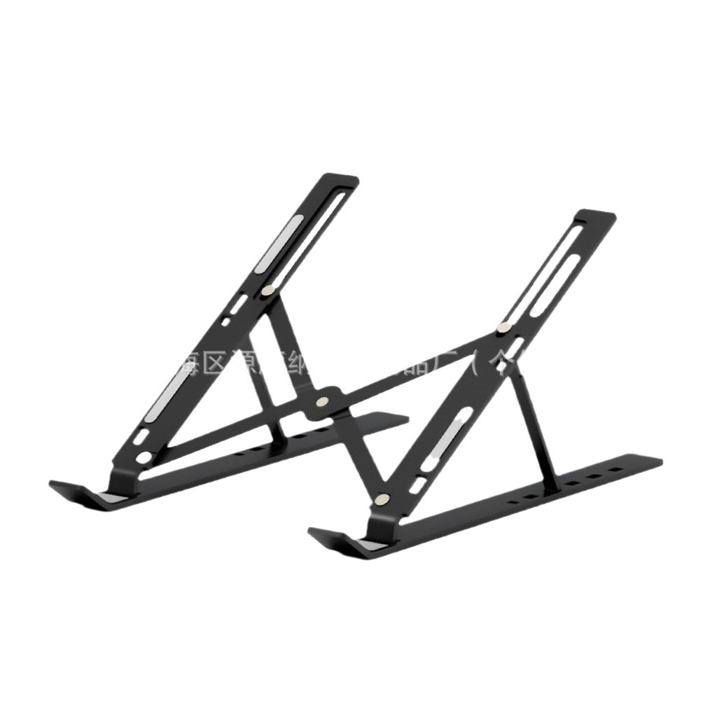Factory wholesale new thick aluminum alloy convenient foldable notebook computer bracket lifting height heat dissipation