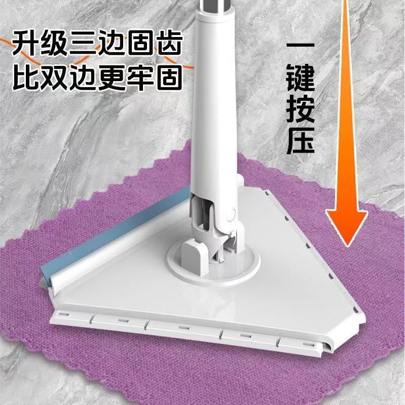 Triangular Cloth Mop, No Dirty Hands, No Hand Washing, Disposable Flat Multifunctional Electrostatic Dust Removal Household Lazy Mop