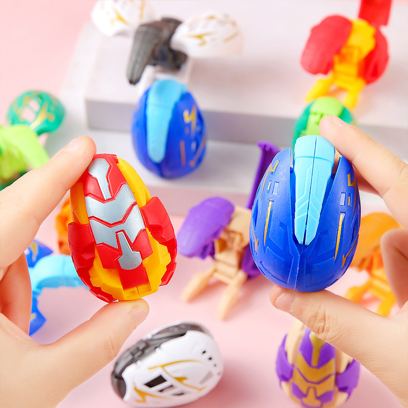 Children's Deformed Dinosaur Egg Toy Simulation Dinosaur Deformed Egg Boy Deformed Gashapon Kindergarten Small Gift Wholesale