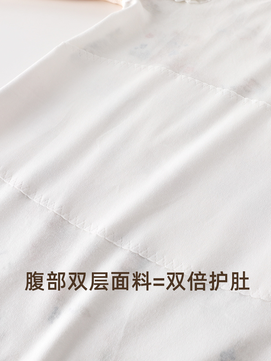 Baby Nightgown, Baby Sleeping Bag, Pure Cotton Type a Long-Sleeved Pajamas, Spring & Fall Anti-Kick Nightgown, Kidsren's Jumpsuit, Home Clothes