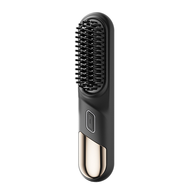 New Mini rechargeable straight hair comb portable fashion good quality anion hair care soft hair care wireless straight hair comb